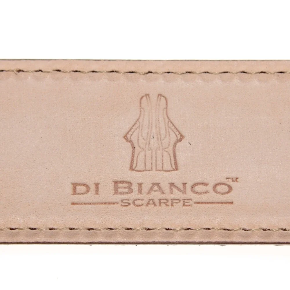 Di Bianco NWT Cut to Size Dress Belt In Solid Brown Suede Leather One Size